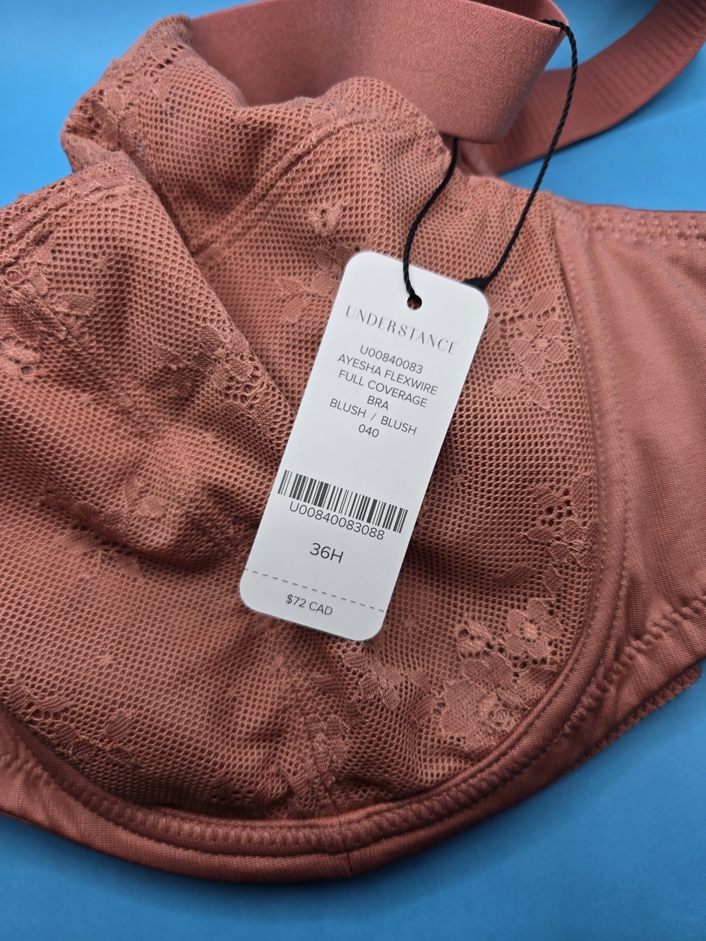 Understance Ayesha Flexwire Full Coverage Bra - Blush 36H